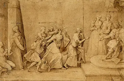 Calumny of Apelles Pieter Bruegel